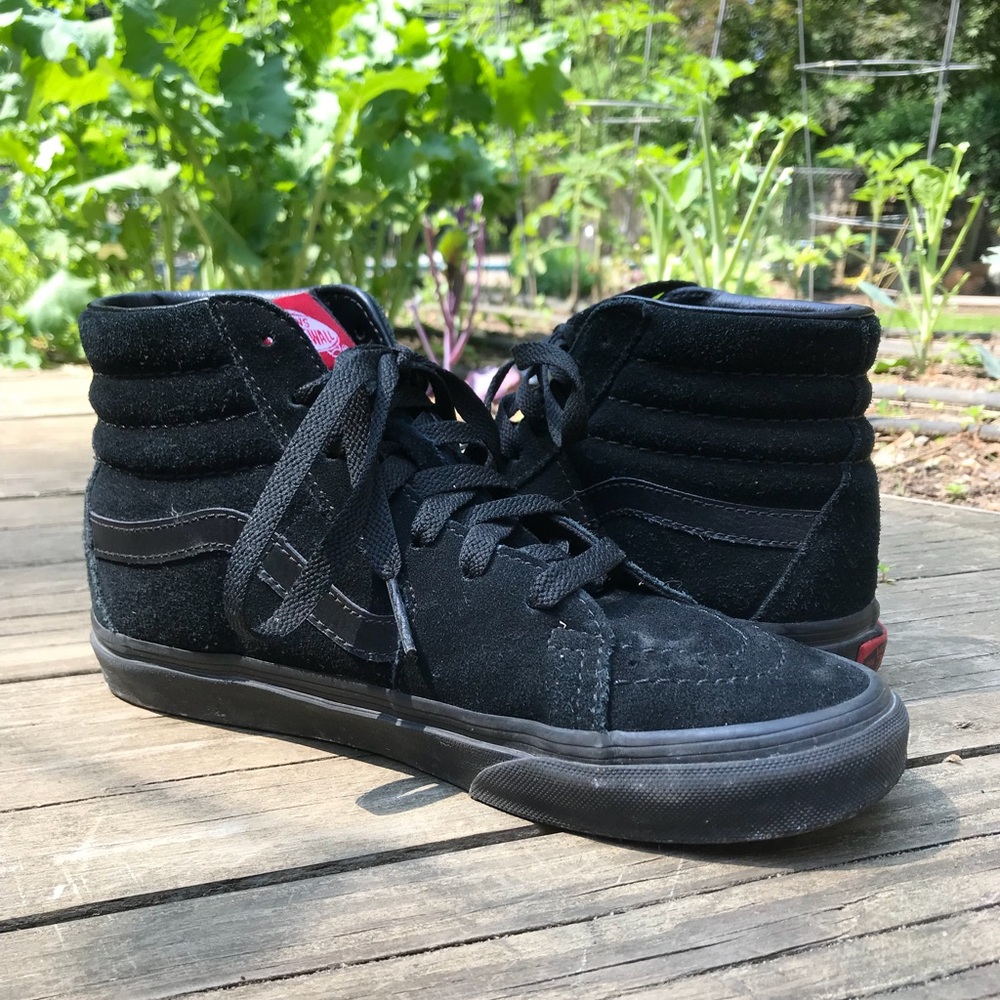 Black Suede HiTop Vans